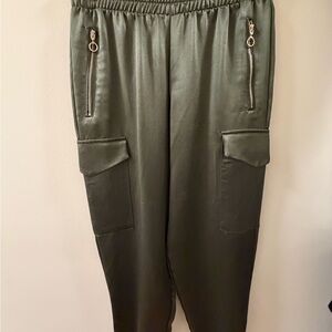 Zara Dark Olive Jogger Pants